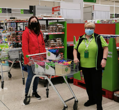 Donation to nursery | Asda Falkirk