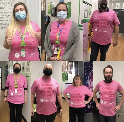 Asda Frome management team support the Tickled Pink campaign | Asda Frome