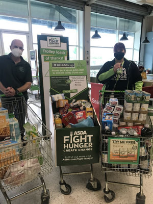 Donation to Blackwood and District FoodBank | Asda Blackwood