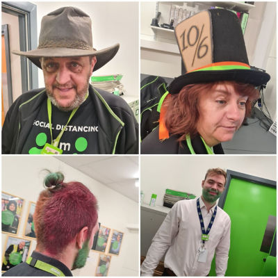 Mad Hatter Day for Tickled Pnk | Asda Newport Isle of Wight