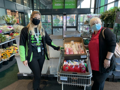 Donation for Winsford House care home | Asda Clacton-on-Sea