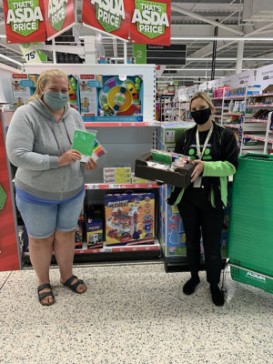 2nd Walton Brownies donation | Asda Clacton-on-Sea