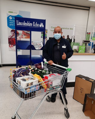 Donation to Tennyson Wharf Care Home | Asda Lincoln North Hykeham