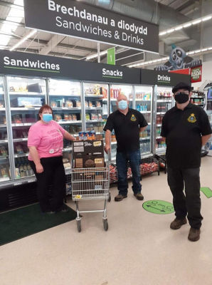 Donation of goodies for the Valley Veterans | Asda Tonypandy