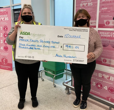£981 grant for Manor Fields Primary School | Asda Harlow