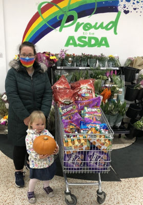 Halloween Treats for St Mary’s Primary School Dunsford | Asda Downpatrick