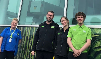 Denise Hitchcock works at Asda Dunbar with three relatives