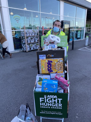 Gorseinon Foodbank donation | Asda Gorseinon