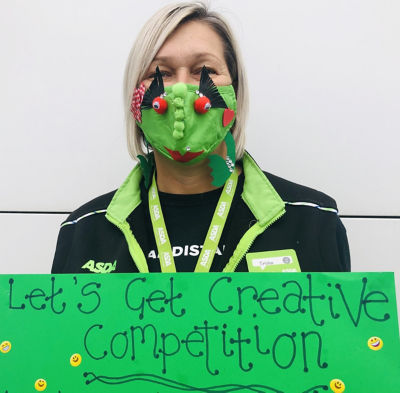 Creative face masks! | Asda Leicester Abbey Lane
