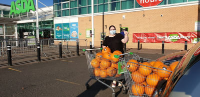 Pumpkins for Glencroft Community Hall  | Asda Toryglen