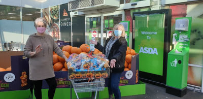 Trick or Treat? Halloween-themed hamper for David Walker Gardens care home | Asda Toryglen