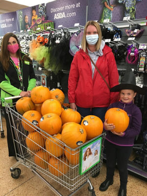 Pumpkin donations  | Asda Longwell Green
