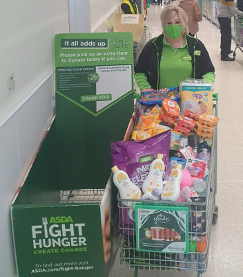 Ayrshire East Foodbank donation | Asda Kilmarnock