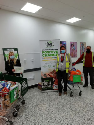 42 trolleys for Leeds South and East Foodbank | Asda Morley