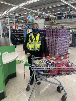 Donation to South Wales Police  | Asda Merthyr Tydfil