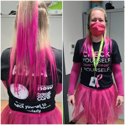 Raising awareness for Tickled Pink  | Asda Newport Isle of Wight