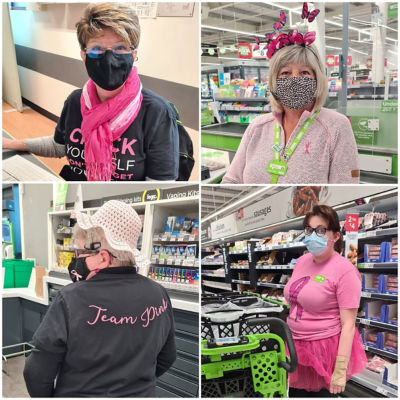 Raising awareness for Tickled Pink  | Asda Newport Isle of Wight