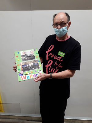 Pupils give 74th birthday surprise to Barnstaple community champion Walter | Asda Barnstaple