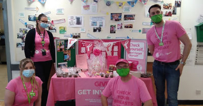 Tickled Pink fundraising activities | Asda Stafford