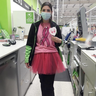 Wearing it pink | Asda Sheffield Drakehouse