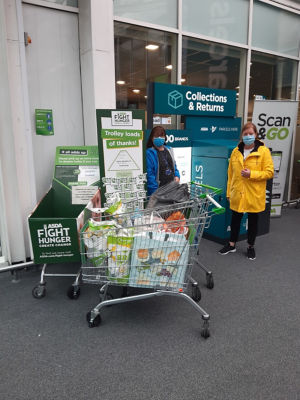 Stretford Foodbank donation | Asda Trafford Park