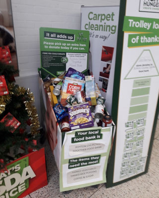 Thank you for supporting Golborne food bank  | Asda Golborne