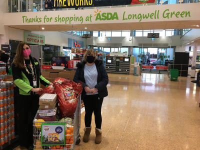 Half-term donation for Juice community project | Asda Longwell Green