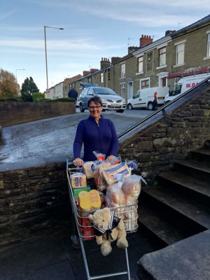 Accrington Asda colleague donates to the food bank | Asda Accrington