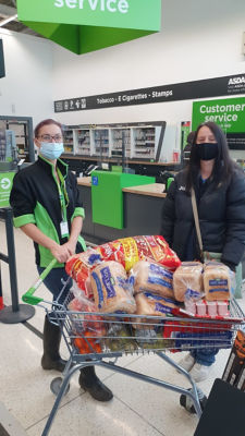 Supporting club's drive to provide free packed lunches this half-term | Asda Bishop Auckland