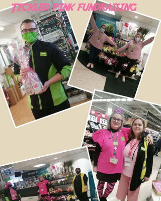 Tickled pink fundraising | Asda St Leonards