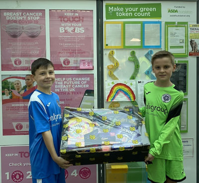 Raffle prize off to Astley and Buckshaw under 11s Blues  | Asda Clayton Green
