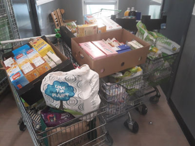 Foodbank donation from Asda Hartlepool | Asda Hartlepool