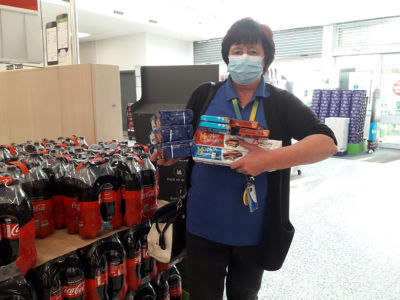 Sheltered housing donation | Asda Newport