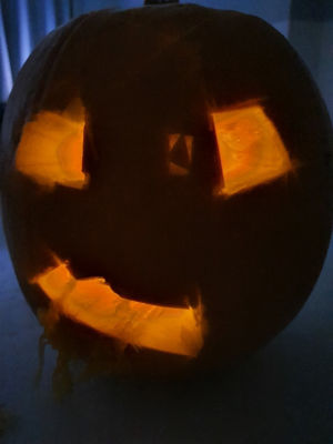 Befriend a child pumpkin carving. | Asda Aberdeen Beach