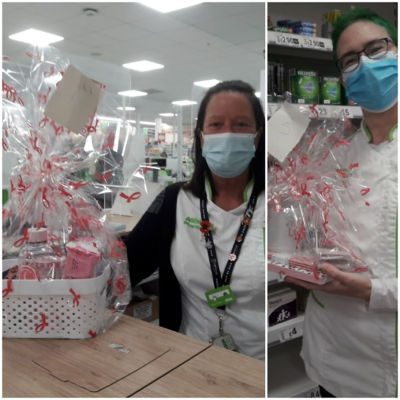 Colleagues Tickled Pink raffle  | Asda Newport