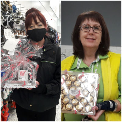 Colleagues Tickled Pink raffle  | Asda Newport
