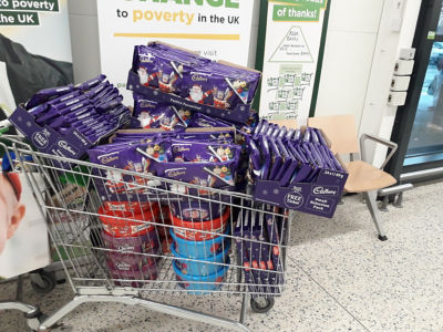 Donations for the children through the foodbank.  | Asda Barry