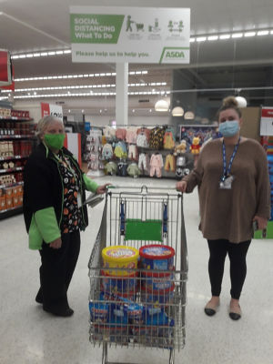Donation of sweets to Five Lamps  | Asda Thornaby