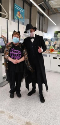 Halloween fun for Tickled Pink | Asda Aberdeen Beach