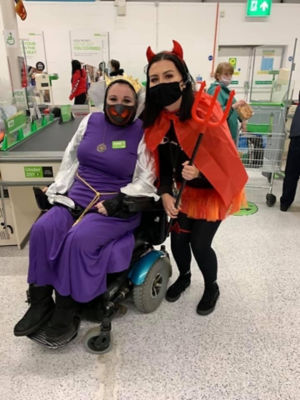 Halloween fun for Tickled Pink | Asda Aberdeen Beach