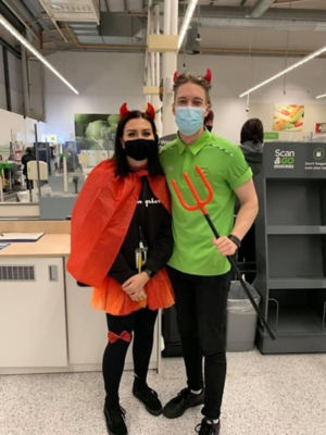 Halloween fun for Tickled Pink | Asda Aberdeen Beach