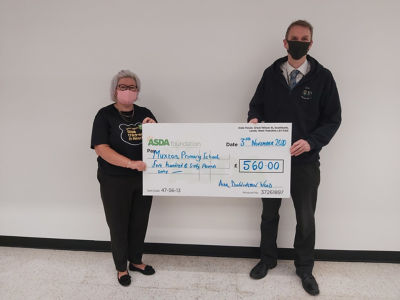 School cheque | Asda Donnington Wood