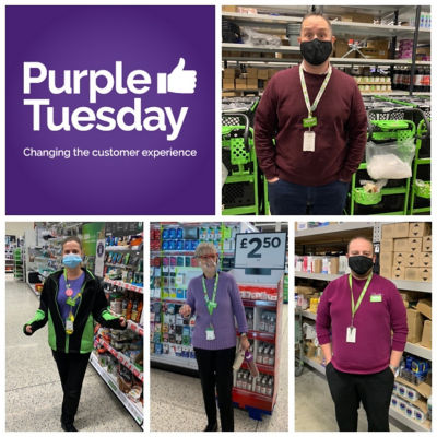 Purple Tuesday support | Asda Clacton-on-Sea