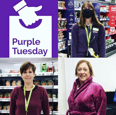 Purple Tuesday awareness | Asda Frome