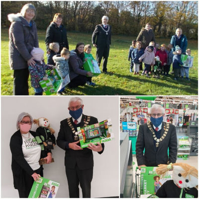 Helping hand for the mayor !  | Asda Donnington Wood