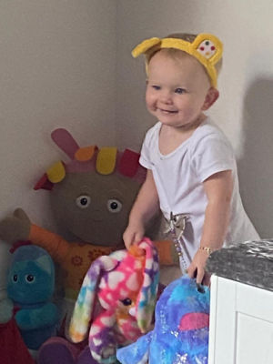 Baby Freya Rocking Pudsey Ears! | Asda Leicester Abbey Lane