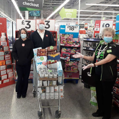 Donation to Salvation Army | Asda Reddish