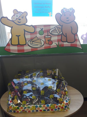 Children in Need raffle for colleagues.  | Asda Barrow