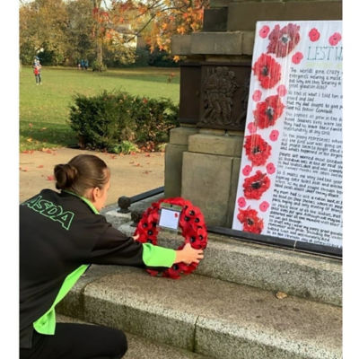 Remembrance wreath laying | Asda Brierley Hill