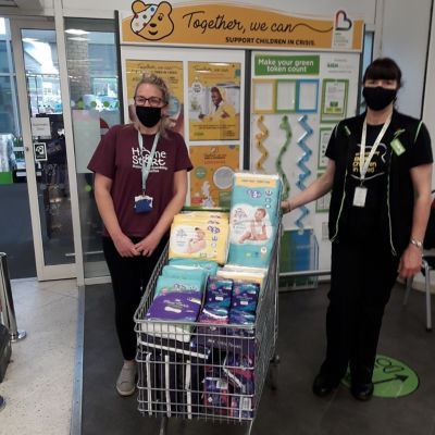 Donation to Homestart East Lancs  | Asda Colne
